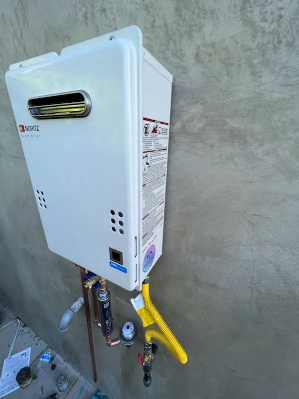Tankless water heater installation for North Brunswick homes